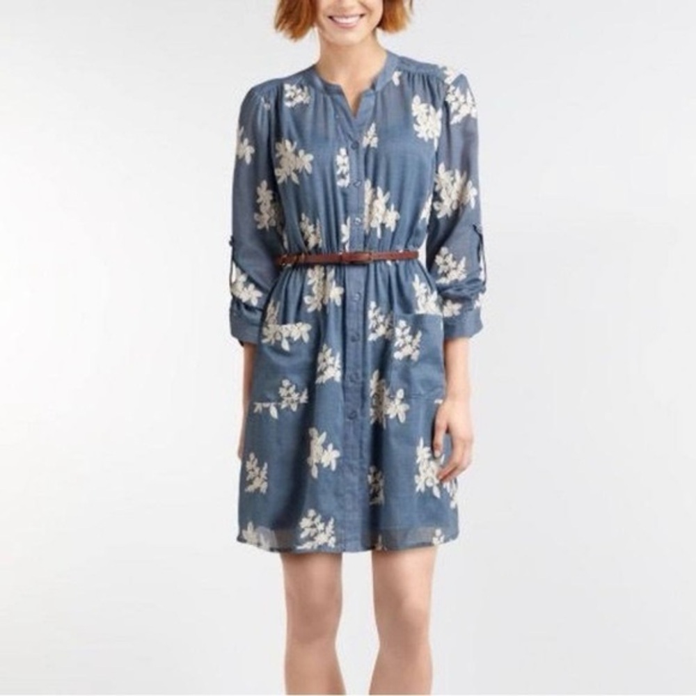 Blue Floral Women’s Dress